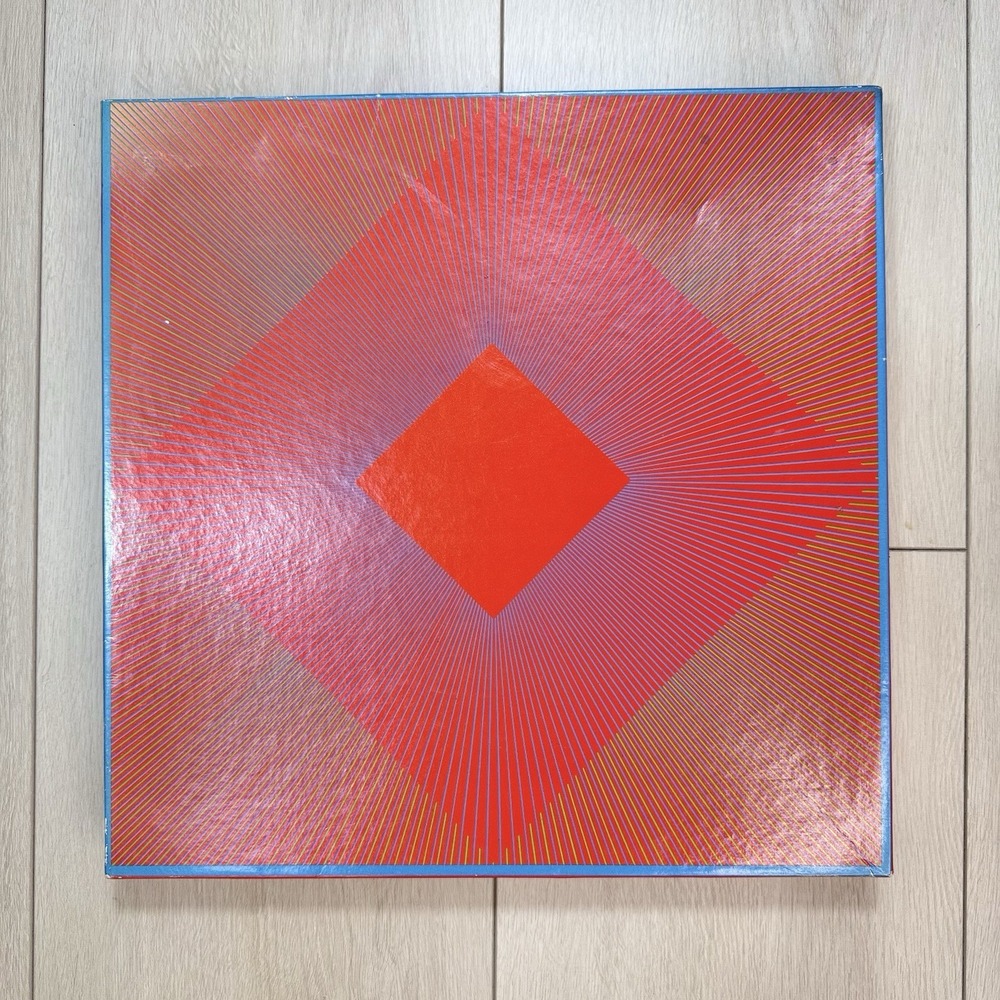 VTG Springbok Splendor Of Red Puzzle Richard Anuszkiewicz Op Art 1968 Complete!!
